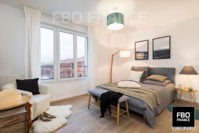 home staging chambre fbo france Angers appartement témoin