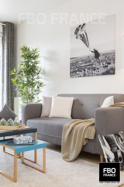 home staging salon fbo france La Baule appartement témoin